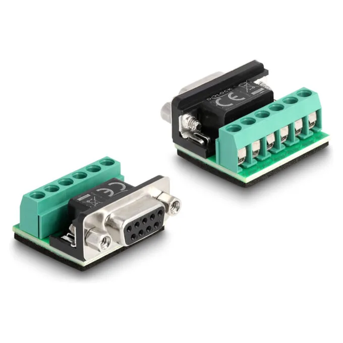 Delock Adapter USB 2.0 Typ-A zu 1 x Seriell RS-422 485 Stecker mit 6 Pin Terminalblock Adapter 5 V 1.8 m — image 3