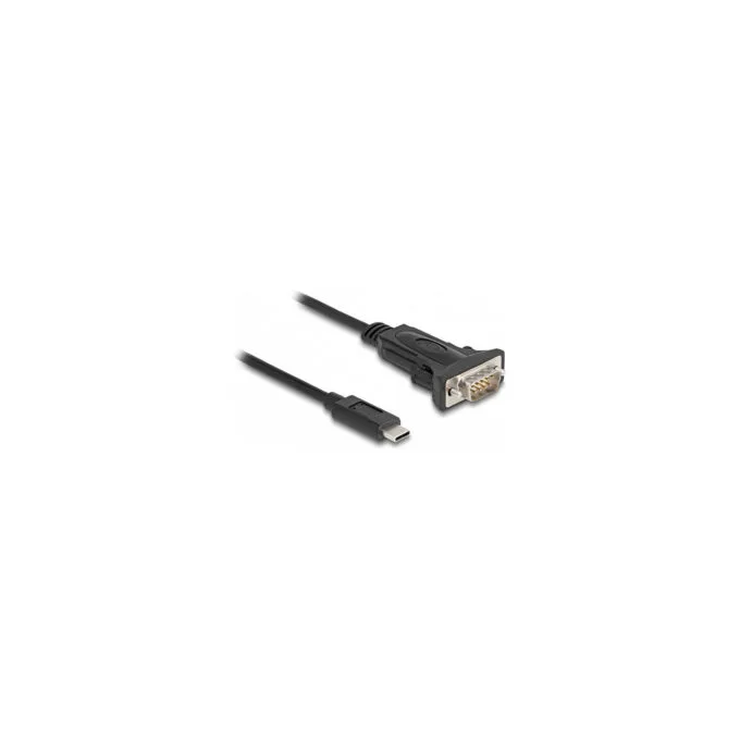 Delock Adapter USB Type-CTM zu 1 x Seriell RS-232 D-Sub 9 Pin Stecker mit Schrauben 0.25 m — image 2