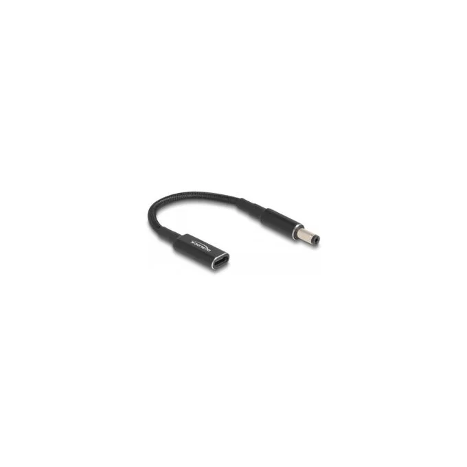 Delock Adapterkabel für Notebook Ladekabel USB Type-CTM Buchse zu 5.5 x 2.1 mm Stecker 15 cm — image 1