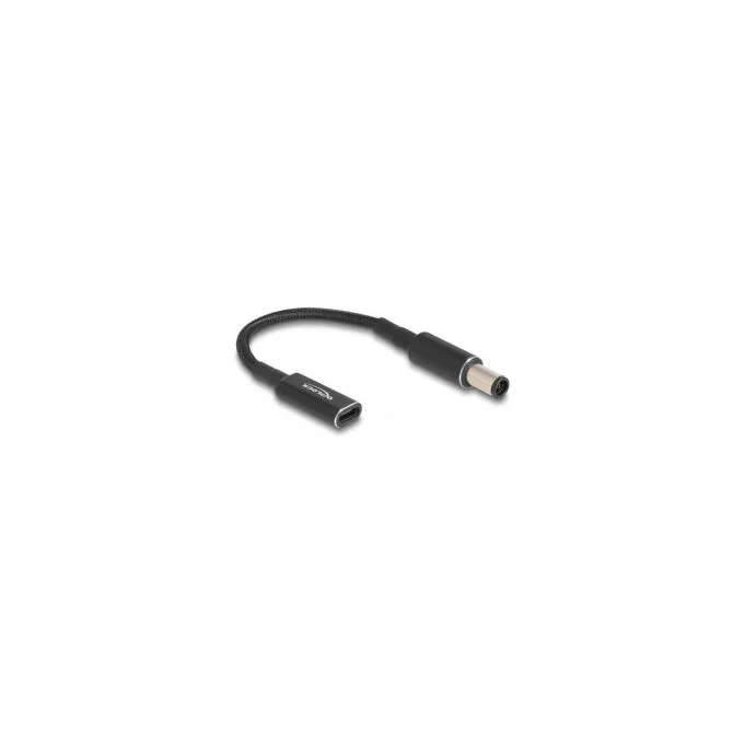 Delock Adapterkabel für Notebook Ladekabel USB Type-CTM Buchse zu HP 7.4 x 5.0 mm Stecker 15 cm — image 1