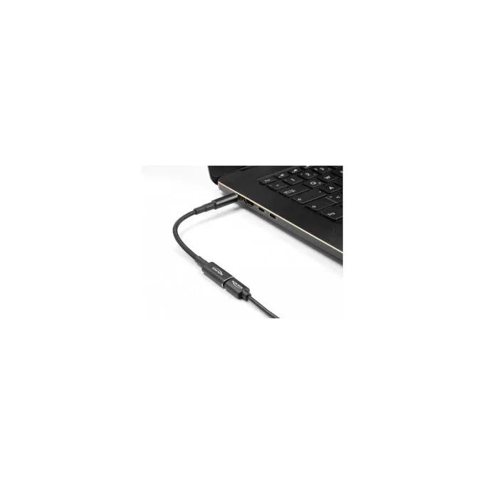 Delock Adapterkabel für Notebook Ladekabel USB Type-CTM Buchse zu Samsung 5.5 x 3.0 mm Stecker 90° gewinkelt 15 cm — image 2