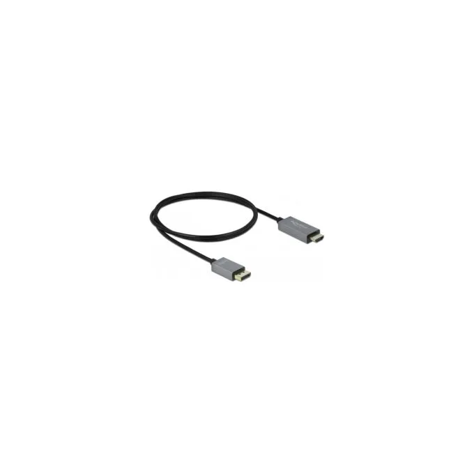 Delock Aktives DisplayPort 1.4 zu HDMI Kabel 4K 60 Hz (HDR) 1 m — image 1