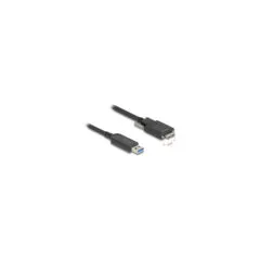 Delock Aktives Optisches Kabel USB 10 Gbps Typ-A Stecker zu Typ Micro-B Stecker mit Schrauben 10 m