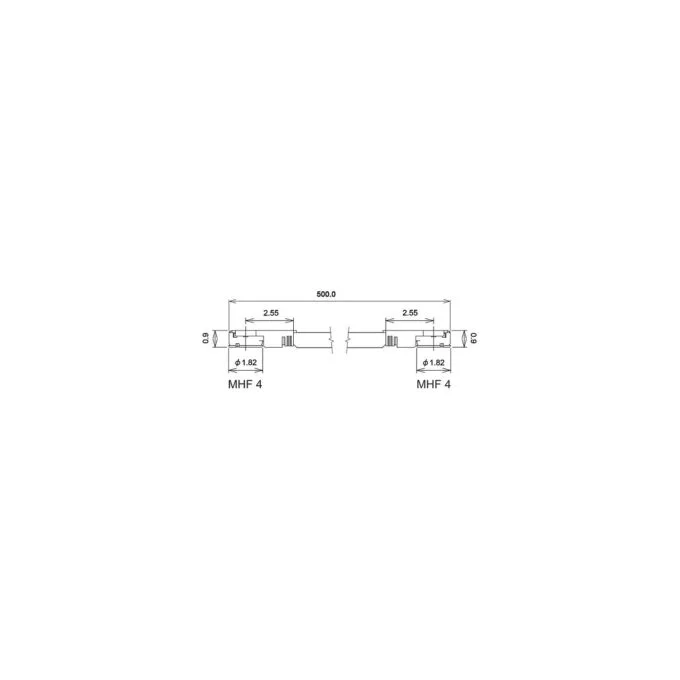 Delock Antennenkabel I-PEX Inc.. MHF® 4L Stecker zu I-PEX Inc.. MHF® 4L Stecker 1.13 50 cm — image 3