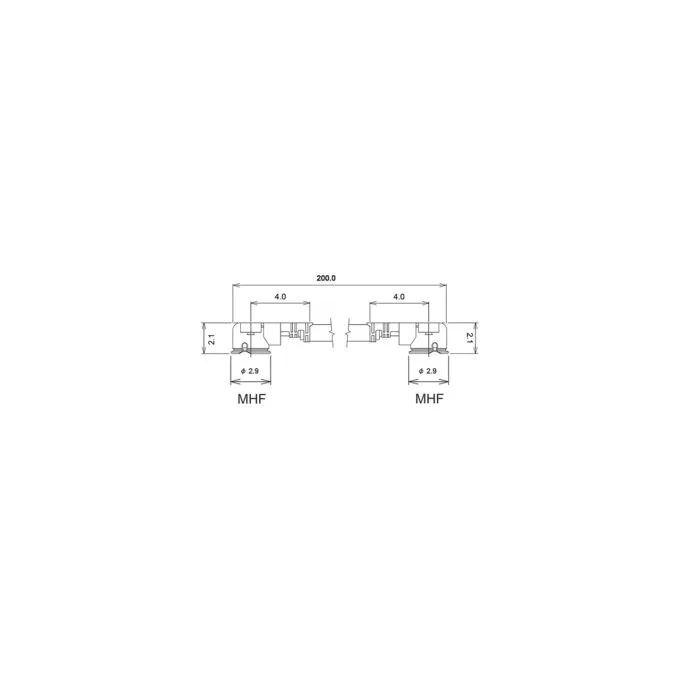 Delock Antennenkabel I-PEX Inc.. MHF® I Stecker zu I-PEX Inc.. MHF® I Stecker 1.13 20 cm — image 3