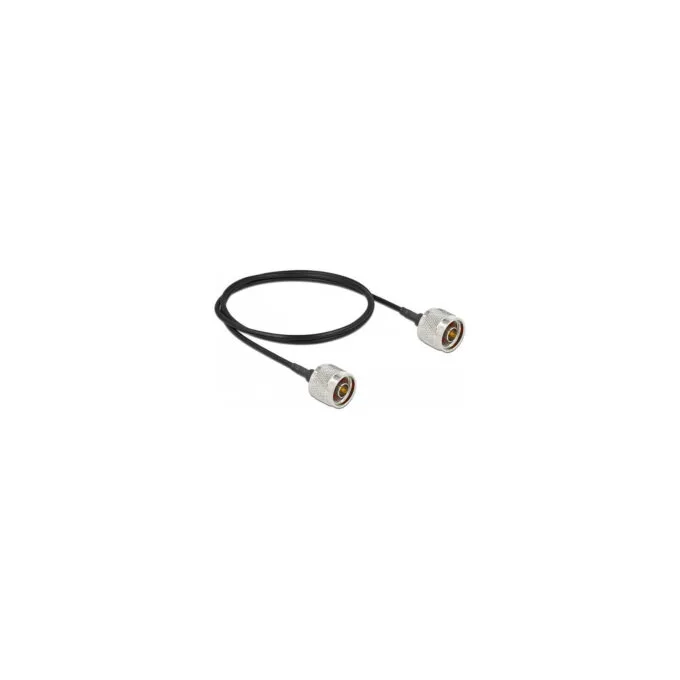 Delock Antennenkabel N Stecker zu N Stecker LMR CFD100 1 m low loss — image 1