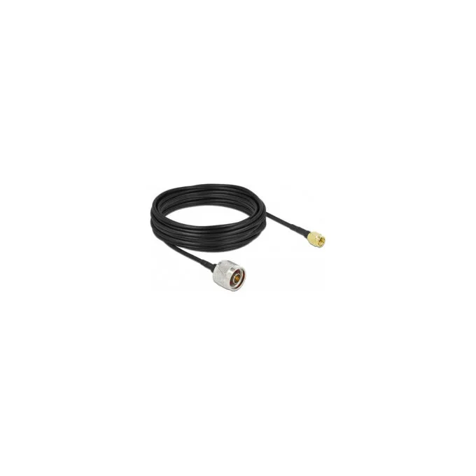 Delock Antennenkabel N Stecker zu SMA Stecker LMR CFD100 10 m low loss — image 1
