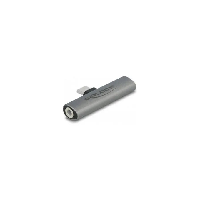 Delock Audio Adapter USB Type-CTM zu Klinkenbuchse und USB Type-CTM PD grau — image 2