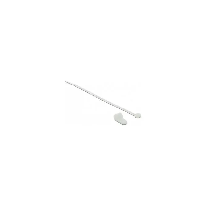 Delock Befestigungsschelle 12.7 mm mit Kabelbinder L 300 x B 4.8 mm weiß — image 1