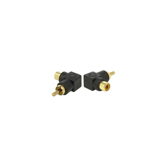 Delock Cinch Adapter Stecker zu Buchse gewinkelt — image 2