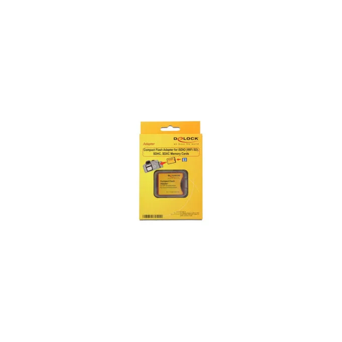 Delock Compact Flash Adapter für iSDIO (WiFi SD). SDHC. SDXC Speicherkarten — image 2