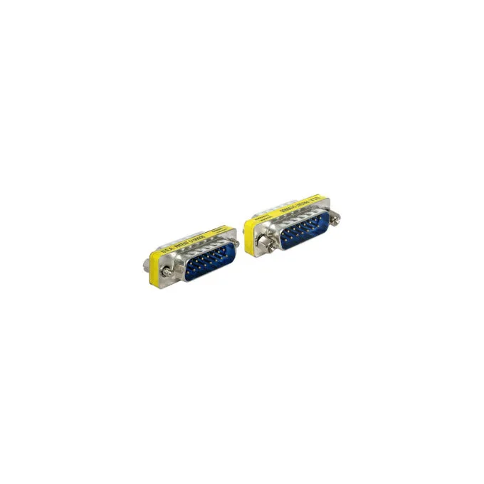 Delock D-Sub 15 Pin Stecker to Stecker Gender Changer — image 1