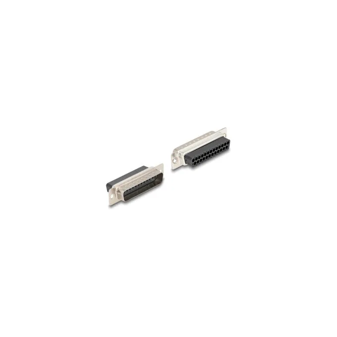 Delock D-Sub 25 Pin Buchse zu RJ45 Buchse Montagesatz gelb — image 2