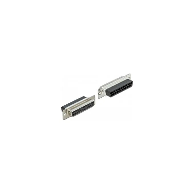 Delock D-Sub 25 Pin Buchse zu RJ45 Buchse Montagesatz grau — image 2