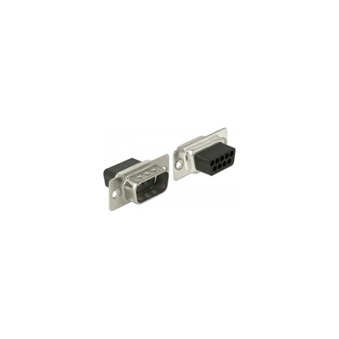 Delock D-Sub 9 Pin Stecker zu RJ45 Buchse Montagesatz schwarz — image 3