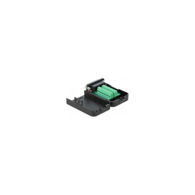 Delock D-Sub15 Stecker zu Terminalblock mit Gehäuse — image 2