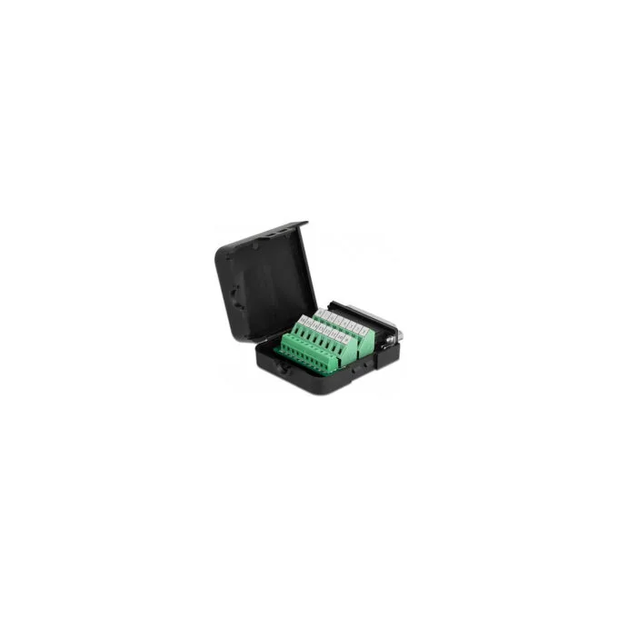 Delock D-Sub25 Stecker zu Terminalblock Adapter mit Gehäuse — image 2