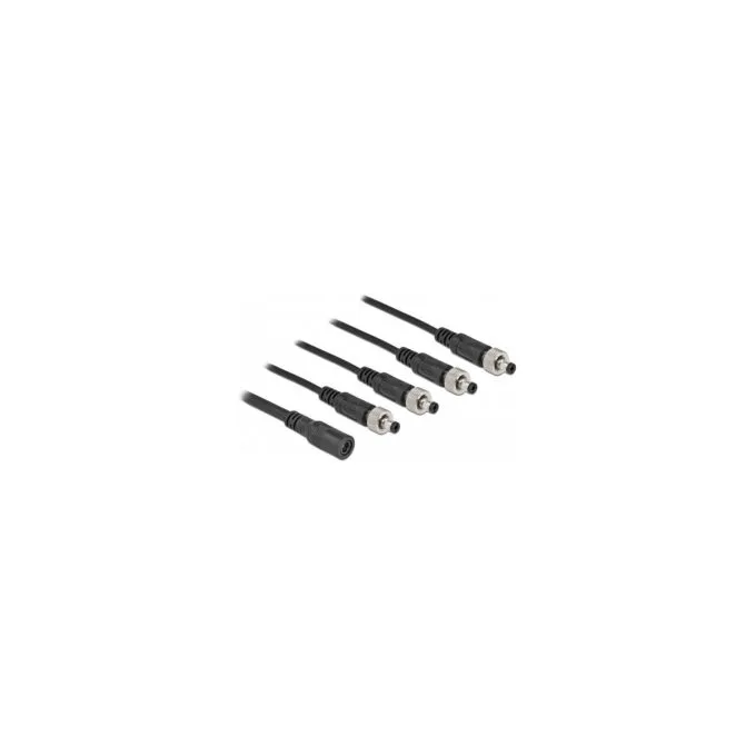 Delock DC Verteilerkabel 5.5 x 2.1 mm 1 x Buchse zu 4 x Stecker verschraubbar — image 2