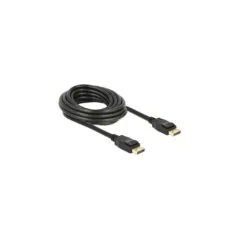 Delock DisplayPort 1.2 Cable DP Male to DP Male 5 m Black 4K -