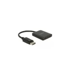 DELOCK DisplayPort 1.4 Splitter - 1x DP to 2x HDMI MST - MST Hub