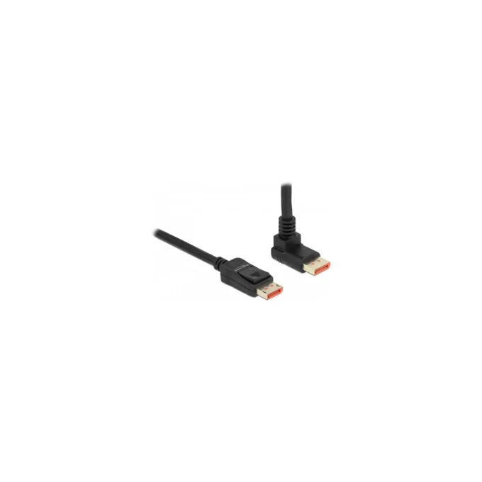 Delock DisplayPort Kabel Stecker gerade zu Stecker 90° oben gewinkelt 8K 60 Hz 3 m — image 1