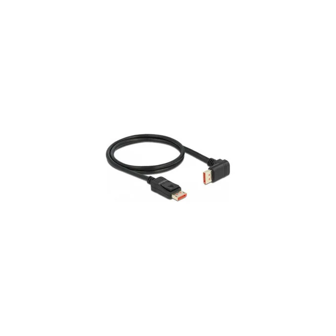 Delock DisplayPort Kabel Stecker gerade zu Stecker 90° unten gewinkelt 8K 60 Hz 1 m — image 2