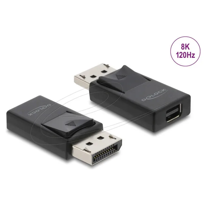 Delock DisplayPort zu Mini DisplayPort Adapter 8K mit HDR und HDCP Unterstützung - bidirektional — image 1