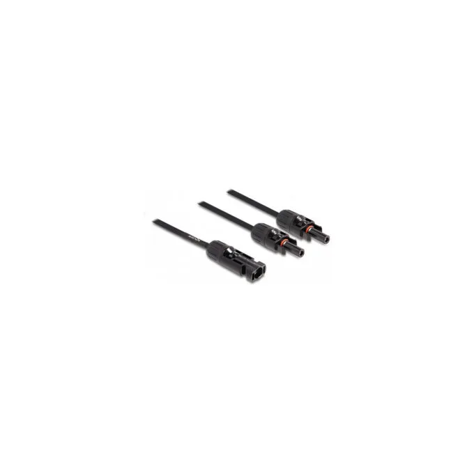 Delock DL4 Solar Splitter Kabel 1 x Stecker zu 2 x Buchse 30 cm schwarz — image 2