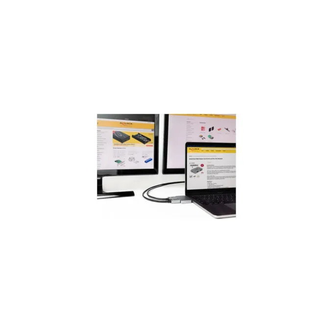 Delock Dual HDMI Adapter mit 4K 60 Hz und PD 3.0 für MacBook — image 4