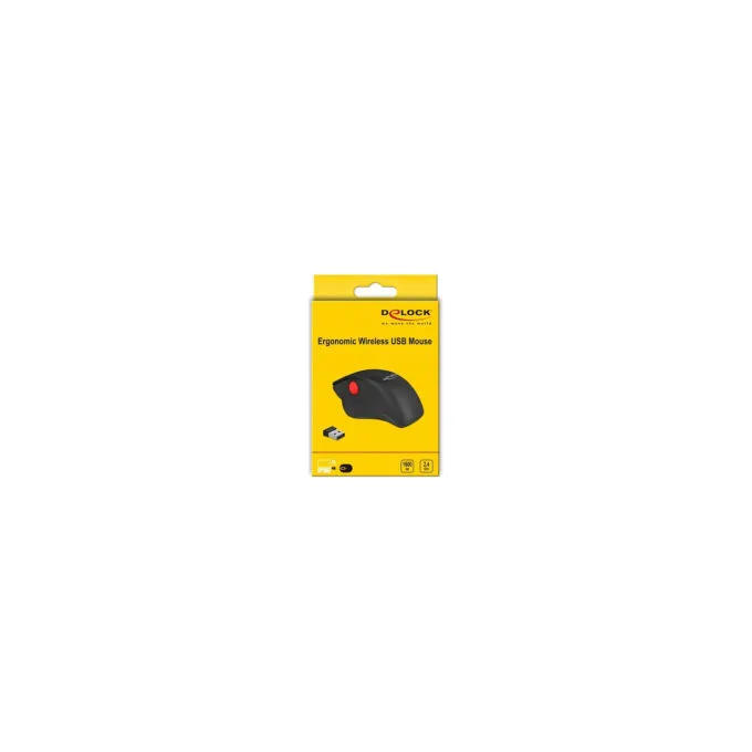 Delock Ergonomische USB Maus - kabellos — image 4