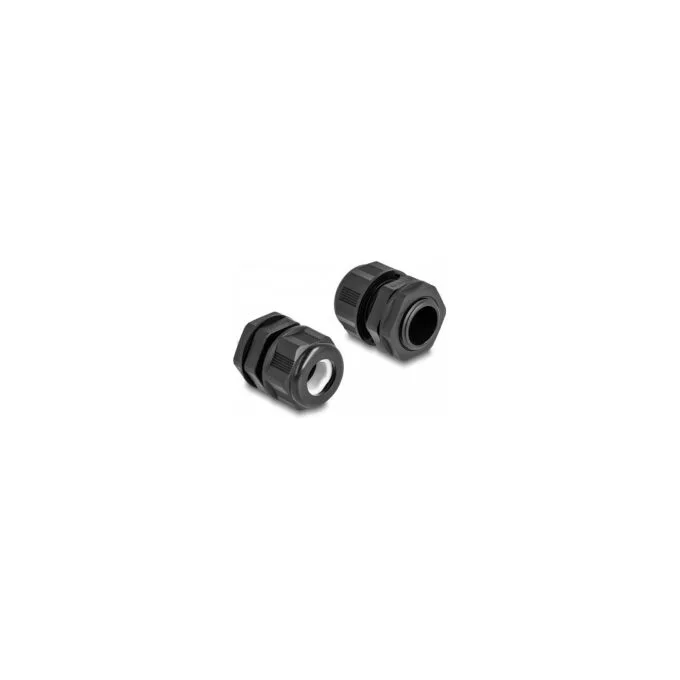 Delock EX-Kabelverschraubung M20 schwarz 2 Stück — image 2