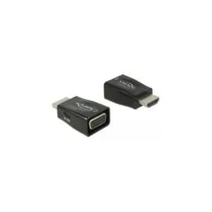 DELOCK HDMI-A Male to VGA Female Adapter - 65902 - Black