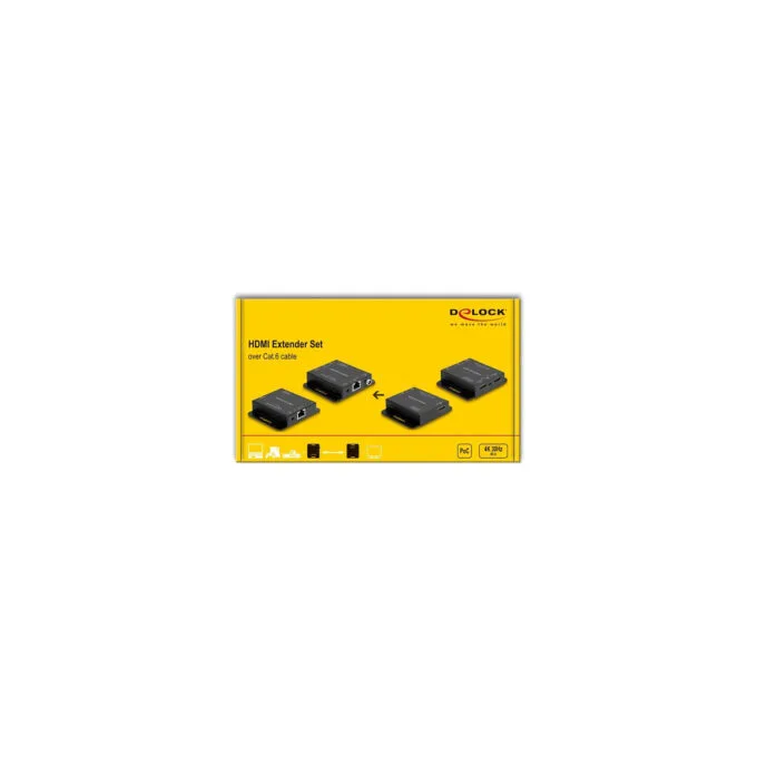 Delock HDMI Extender Set über Cat.6 Kabel 4K 30 Hz — image 6