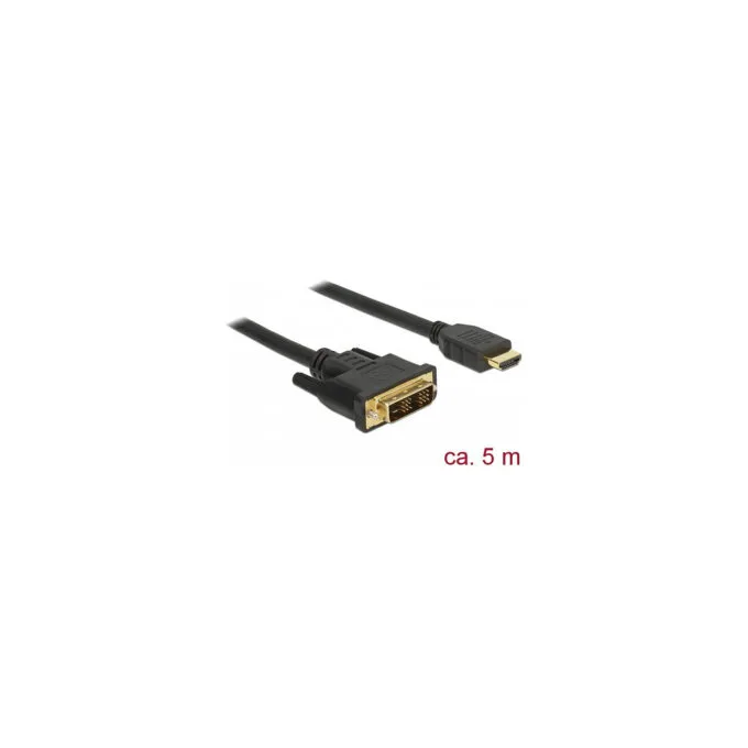 Delock HDMI zu DVI 18+1 Kabel bidirektional 5 m — image 1