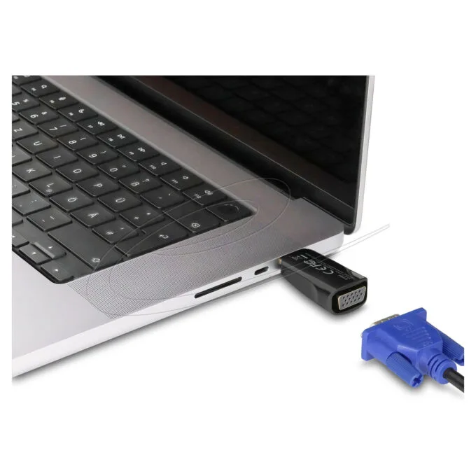 Delock HDMI zu VGA Adapter mit Audio — image 2