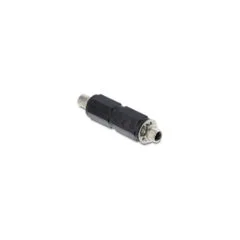 Delock Hohlstecker Adapter DC 5.5 x 2.1 mm Buchse auf Buchse mit Gewinde gerade