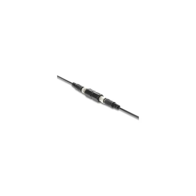 Delock Hohlstecker Adapter DC 5.5 x 2.1 mm Buchse auf Buchse mit Gewinde gerade — image 5