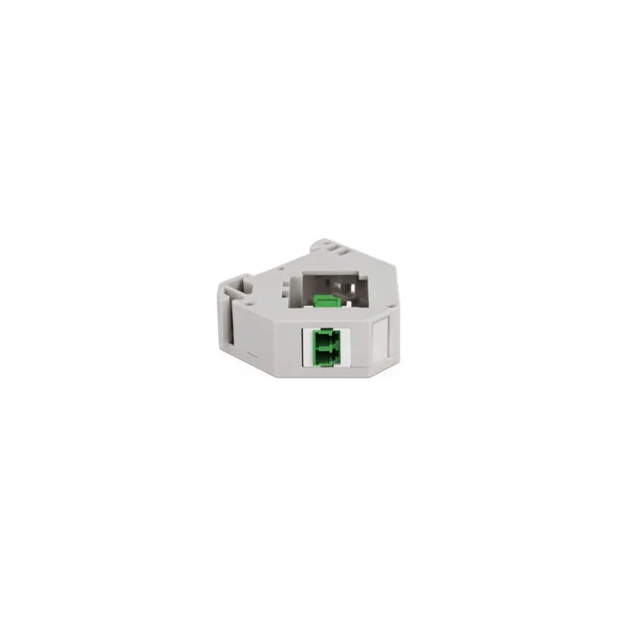 Delock Hutschienenadapter mit Keystone LC Duplex Buchse zu LC Duplex Buchse grün — image 3