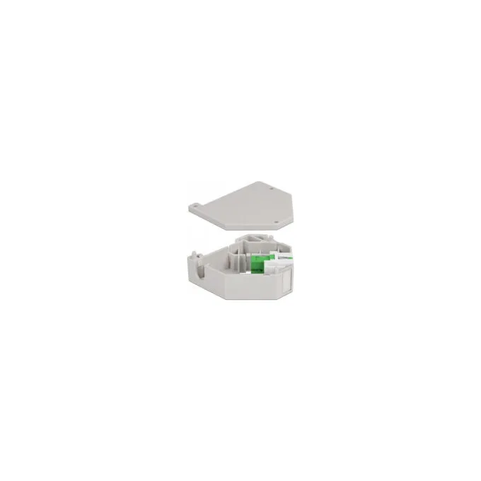 Delock Hutschienenadapter mit Keystone SC Simplex Buchse zu SC Simplex Buchse grün — image 2