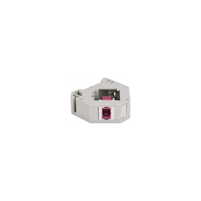 Delock Hutschienenadapter mit Keystone SC Simplex Buchse zu SC Simplex Buchse violett — image 3