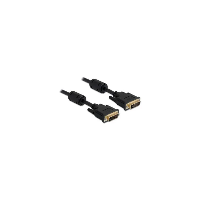 Delock Kabel DVI 24+5 Stecker to DVI 24+5 Stecker 5 m schwarz — image 1