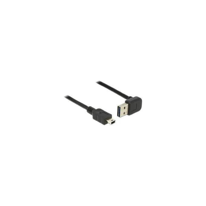 Delock Kabel EASY-USB 2.0 Typ-A Stecker gewinkelt oben unten to USB 2.0 Typ Mini-B Stecker 0.5 m — image 1