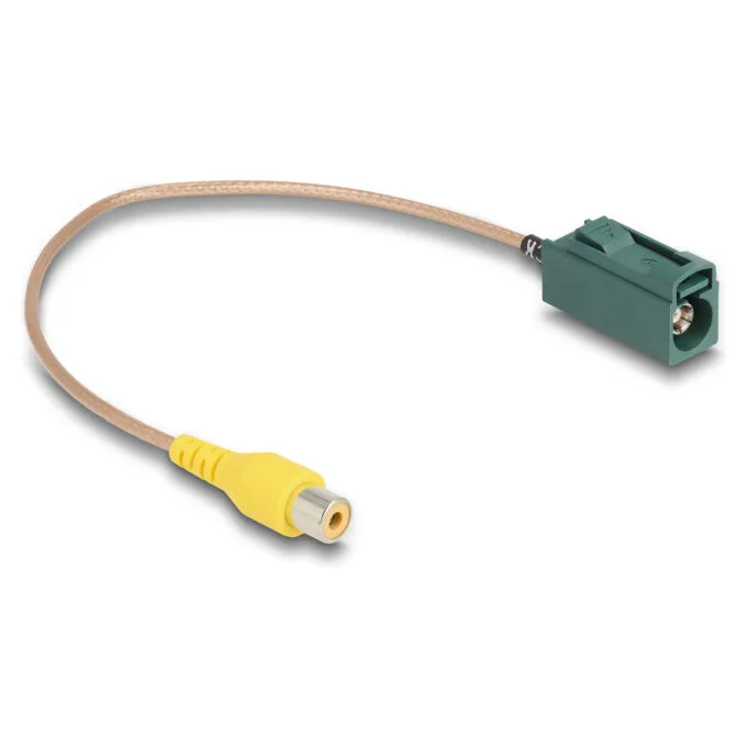 Delock Kabel FAKRA E Buchse zu Cinch Buchse RG-179 32 cm — image 1