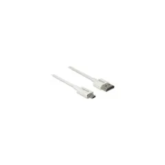 Delock Kabel High Speed HDMI mit Ethernet - HDMI-A Stecker to HDMI Micro-D Stecker 3D 4K 0.5 m Slim High Quality