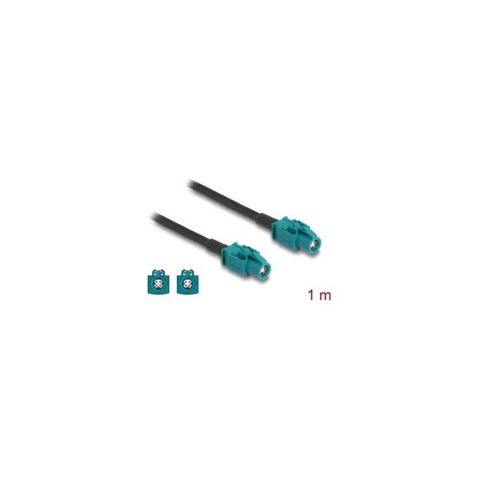 Delock Kabel HSD Z Buchse zu HSD Z Buchse 1 m — image 2