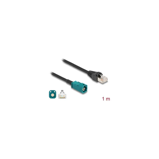 Delock Kabel HSD Z Stecker zu RJ45 Stecker 1 m — image 2