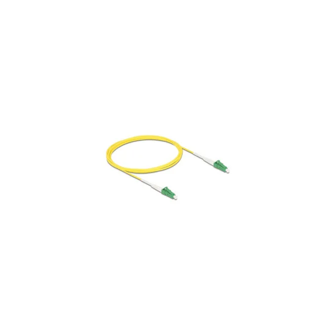 Delock Kabel Lichtwellenleiter LC-APC zu LC-APC Simplex Singlemode OS2 2 m — image 1
