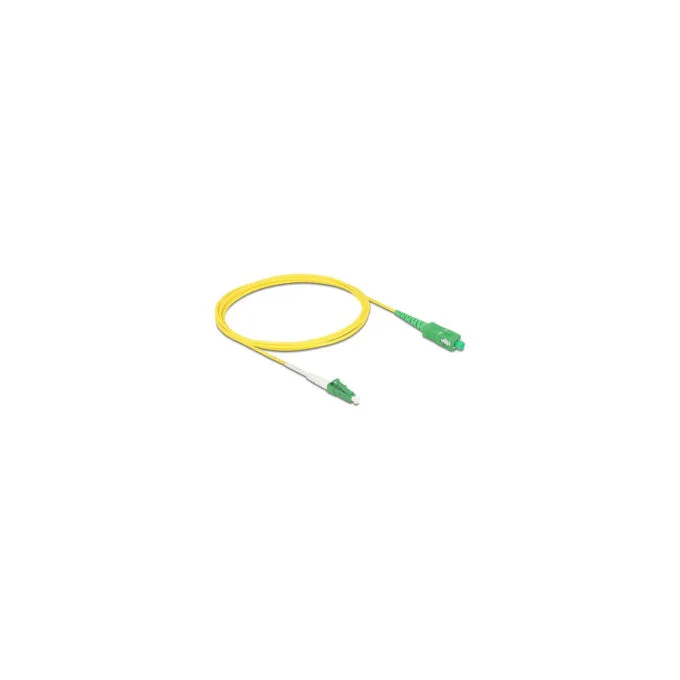 Delock Kabel Lichtwellenleiter LC-APC zu SC-APC Simplex Singlemode OS2 2 m — image 1