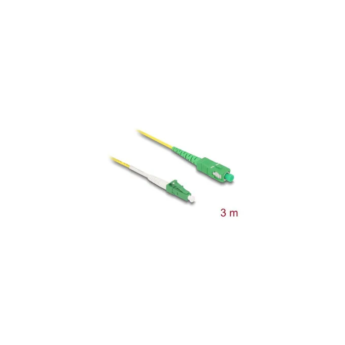 Delock Kabel Lichtwellenleiter LC-APC zu SC-APC Simplex Singlemode OS2 3 m — image 2