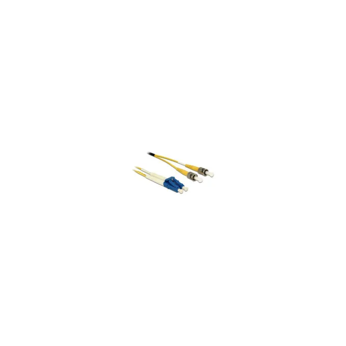 Delock Kabel Lichtwellenleiter LC Duplex zu ST Duplex Singlemode OS2 10 m — image 1
